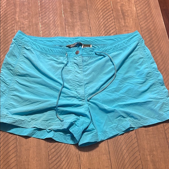 Eddie Bauer Turquoise Athletic Shorts - Picture 1 of 4
